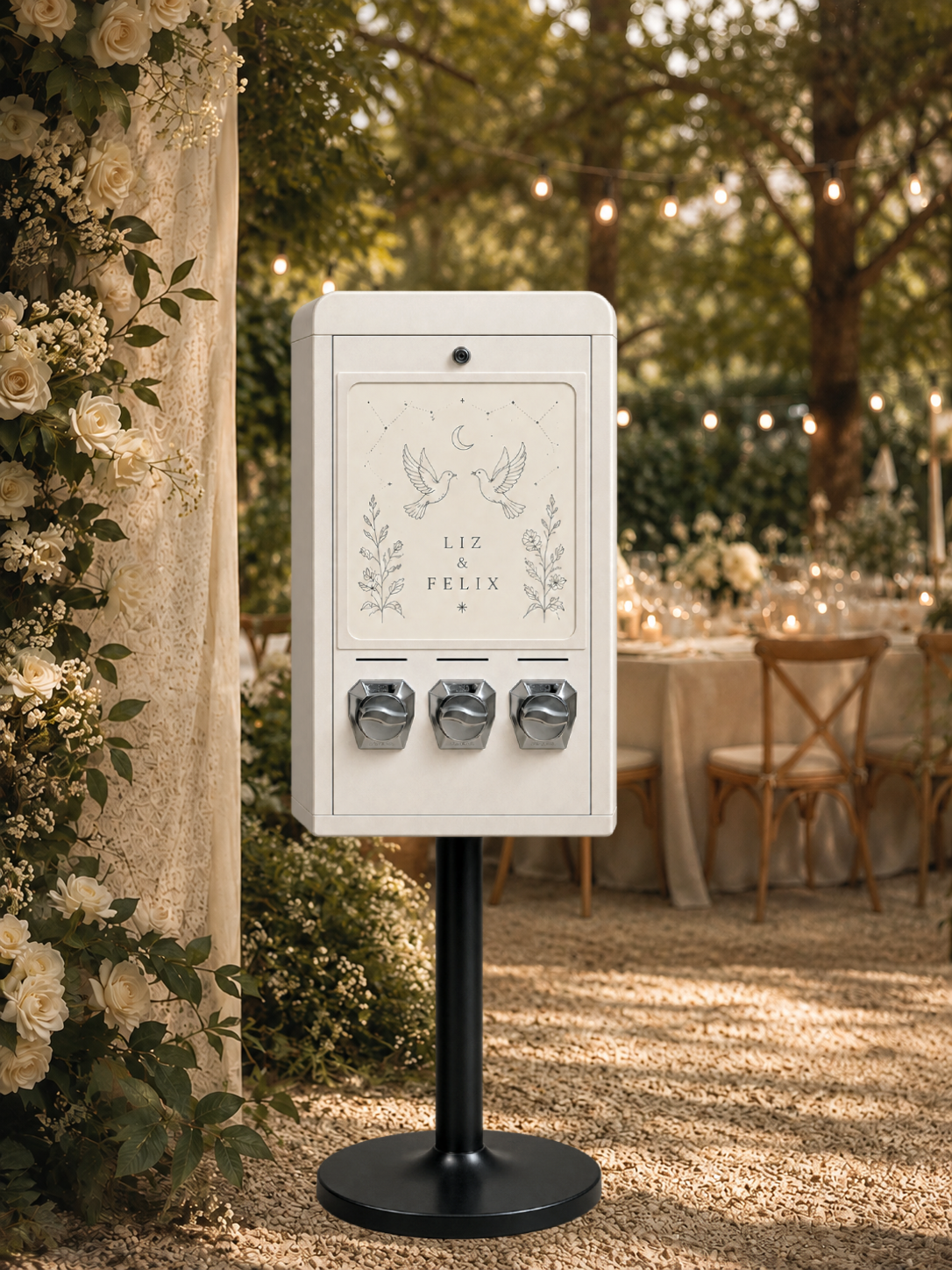 honeyquarter Automat mit Sticker-Motiven