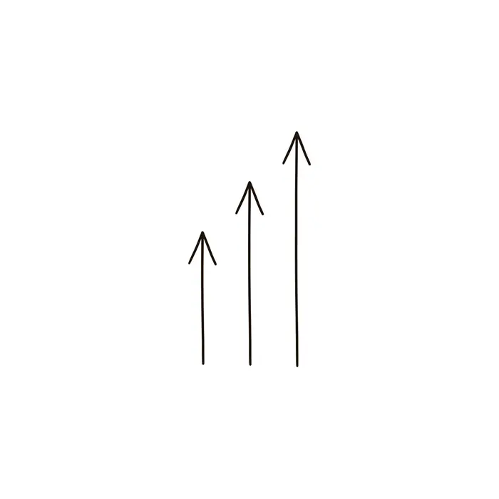 Rising Lines, Tattoo Design