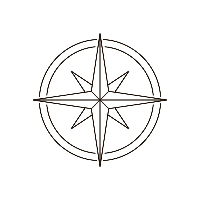 Star in Ring, Tattoo Design
