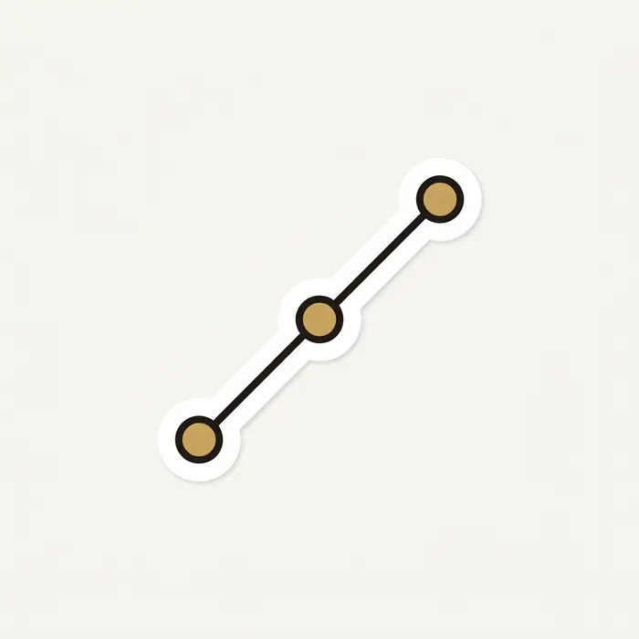 Linked Dots, Sticker Design