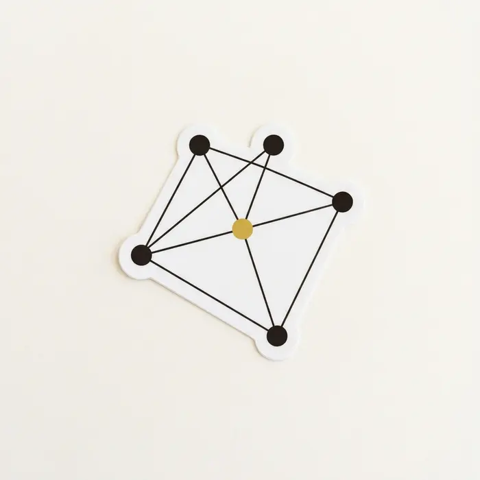 Dot Mesh, Sticker Design