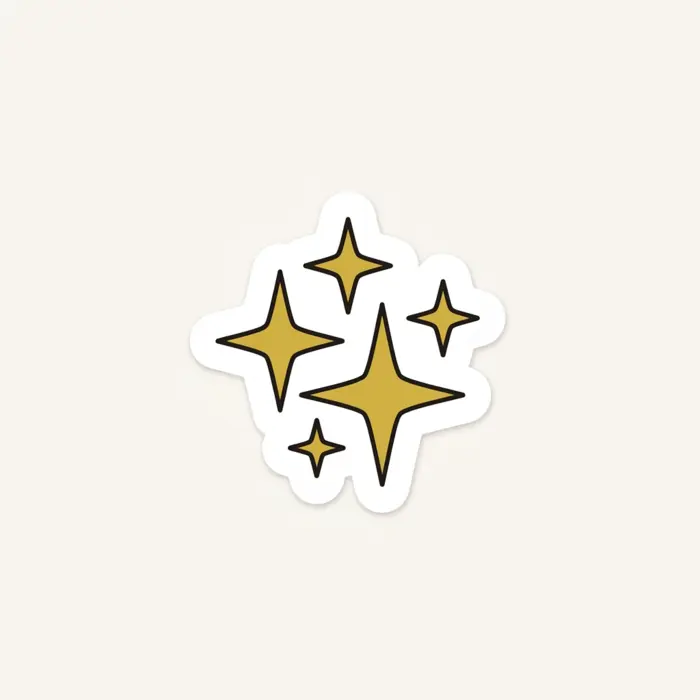 Star Cluster, Sticker Design