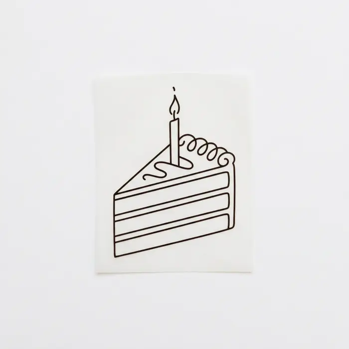 Cake Slice, Tattoo Design