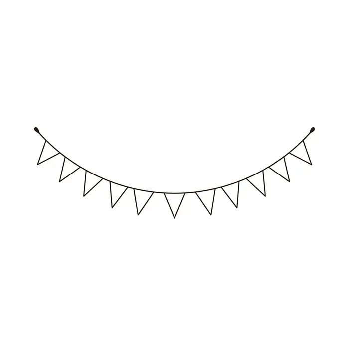 Bunting, Tattoo Design