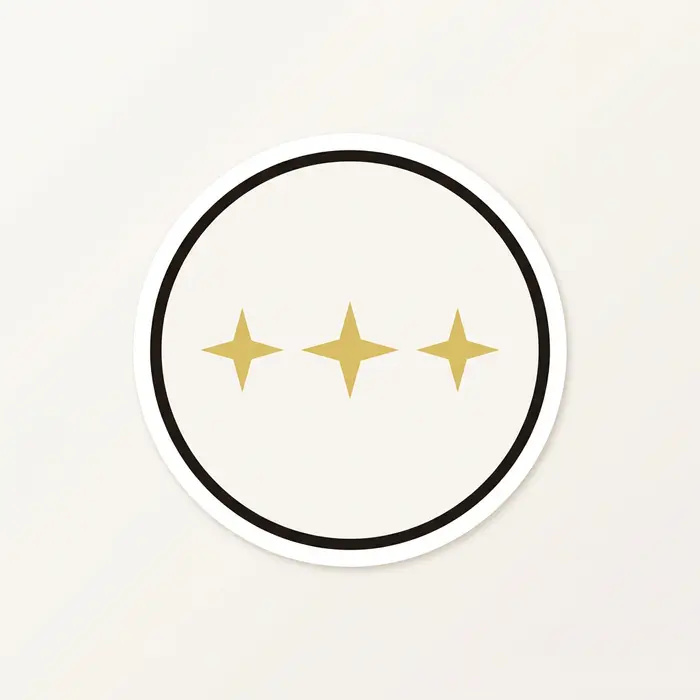 Star Badge, Sticker Design