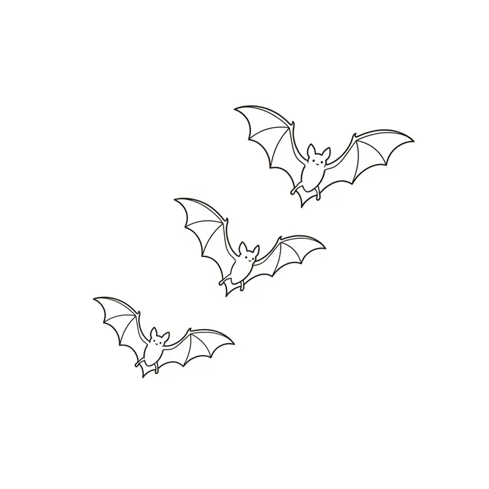 Three Bats, Tattoo Design
