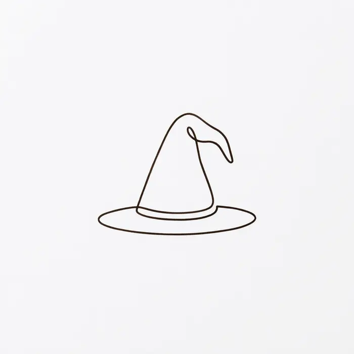 Witch Hat, Tattoo Design