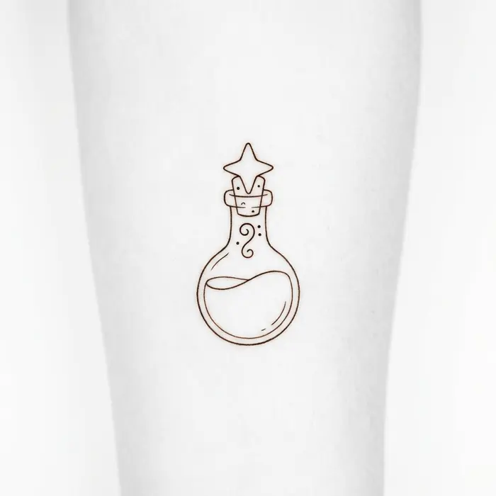 Potion Bottle, Tattoo Design