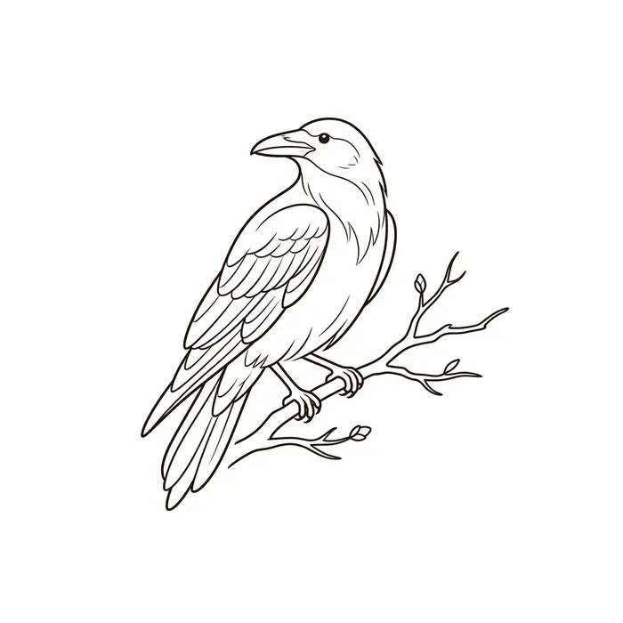Raven, Tattoo Design