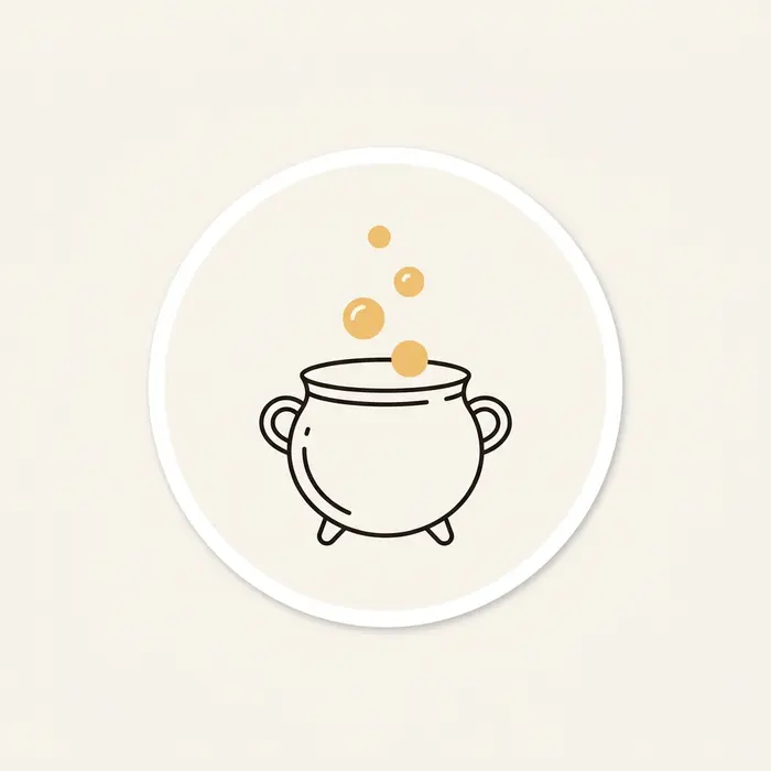 Cauldron, Sticker Design