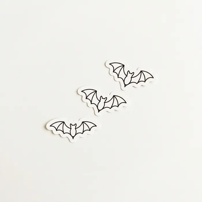 Bat Trio, Sticker Design