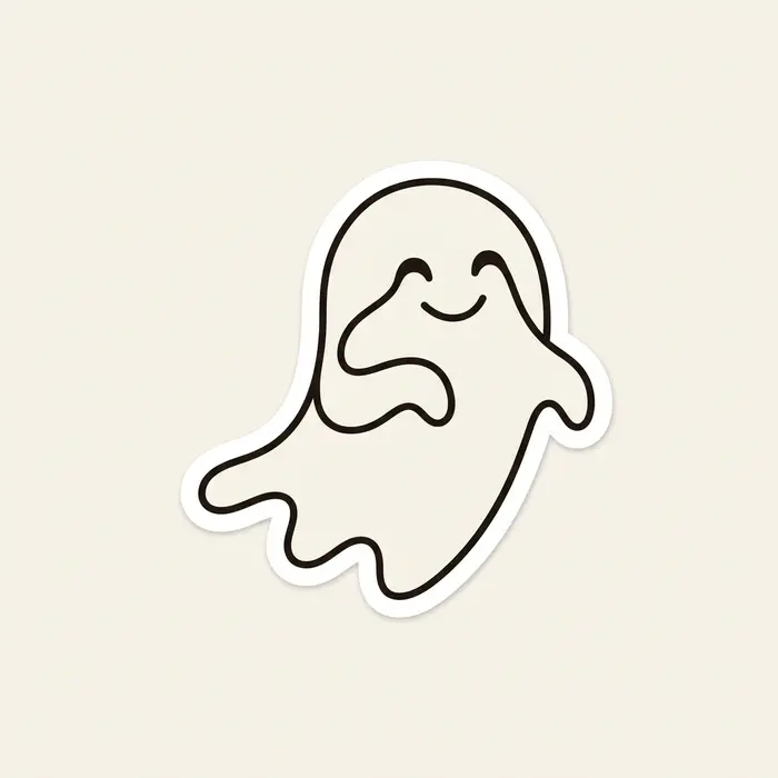 Ghost, Sticker Design