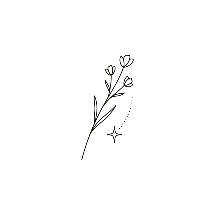Wildflower, Tattoo Design