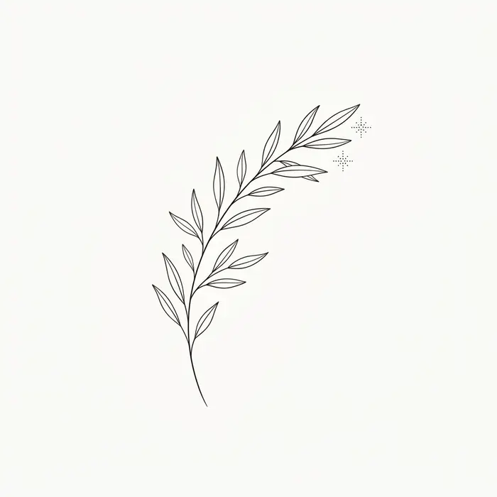 Olive Branch, Tattoo Design