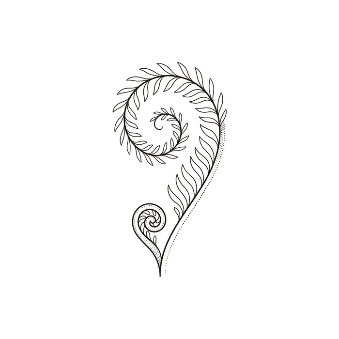 Fern, Tattoo Design