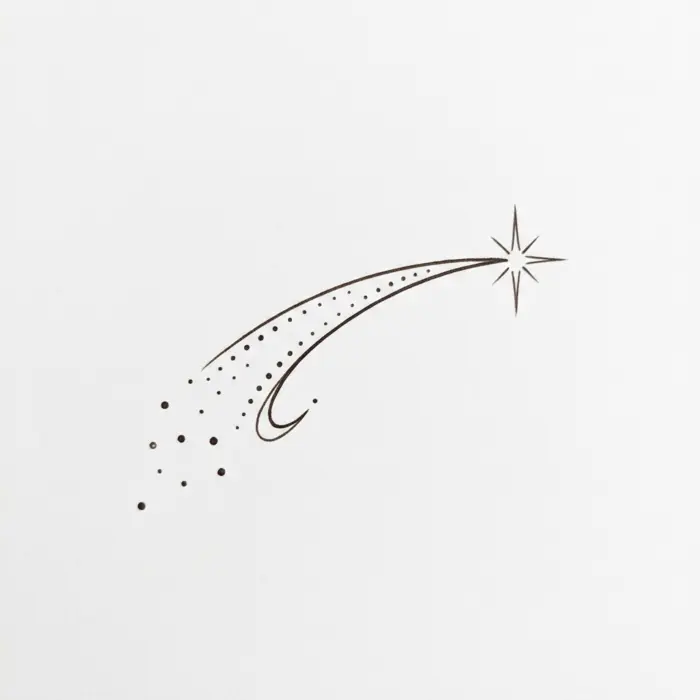 Shooting Star, Tattoo Design