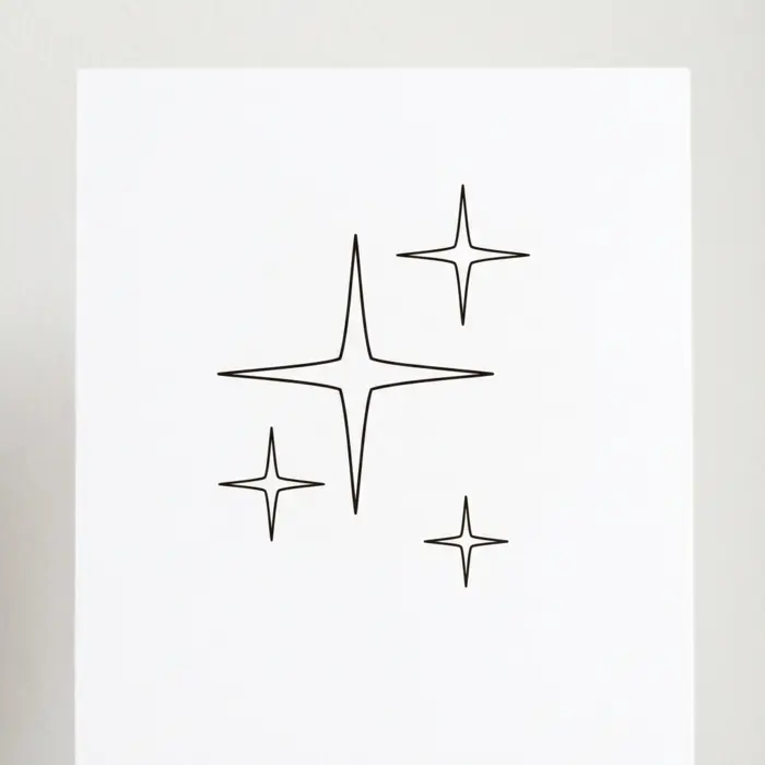 Sparkle Cluster, Tattoo Design