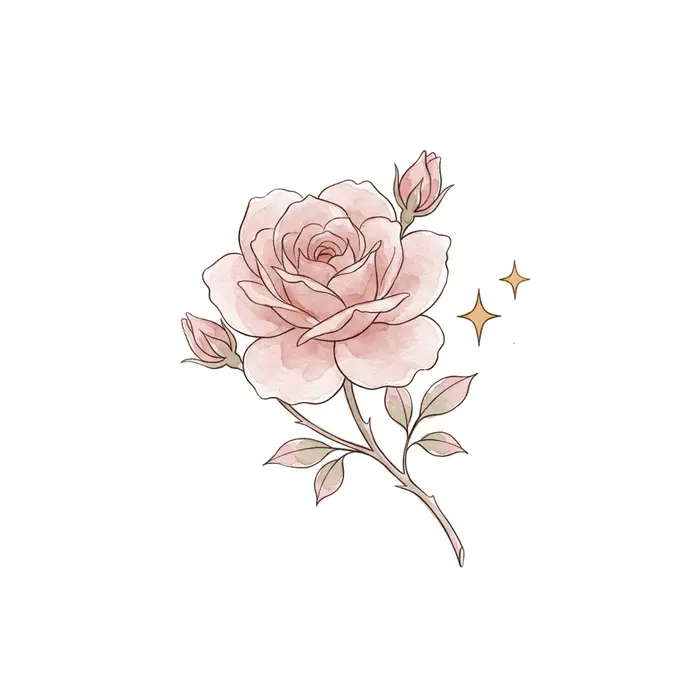 Rose, Tattoo Design