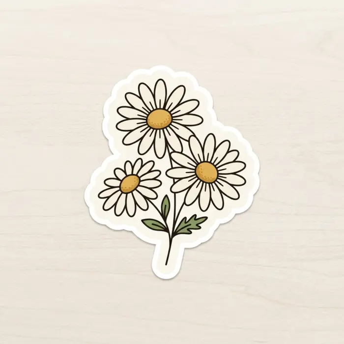 Chamomile, Sticker Design