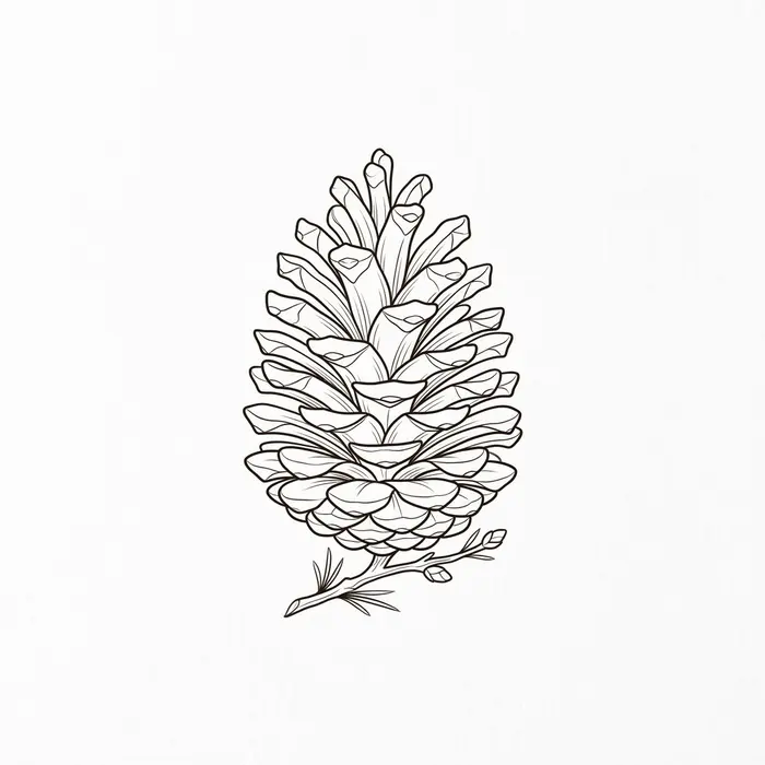 Pinecone, Tattoo Design