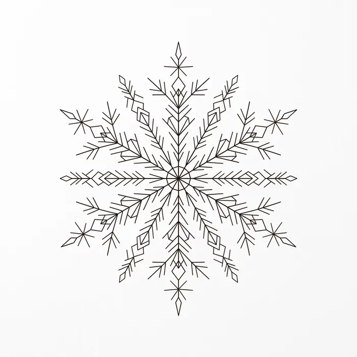 Snowflake, Tattoo Design
