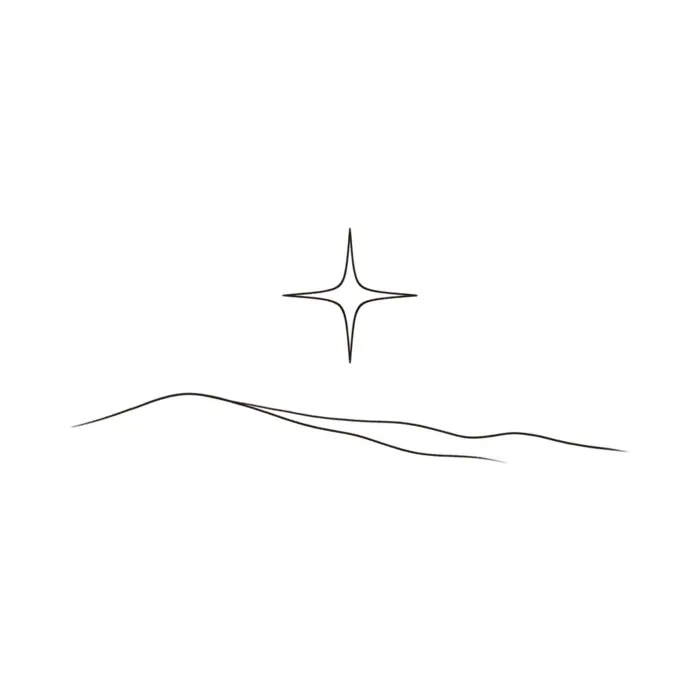 Snow and Star, Tattoo Design