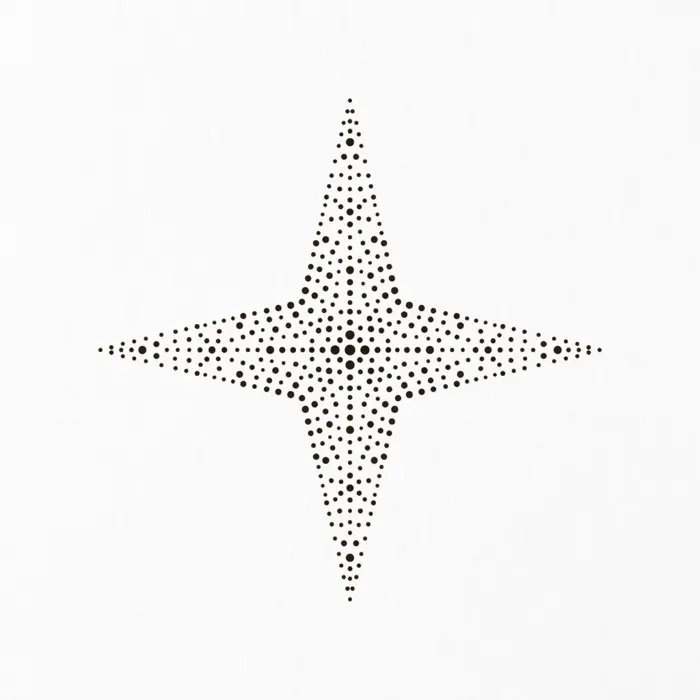 Dot Star, Tattoo Design