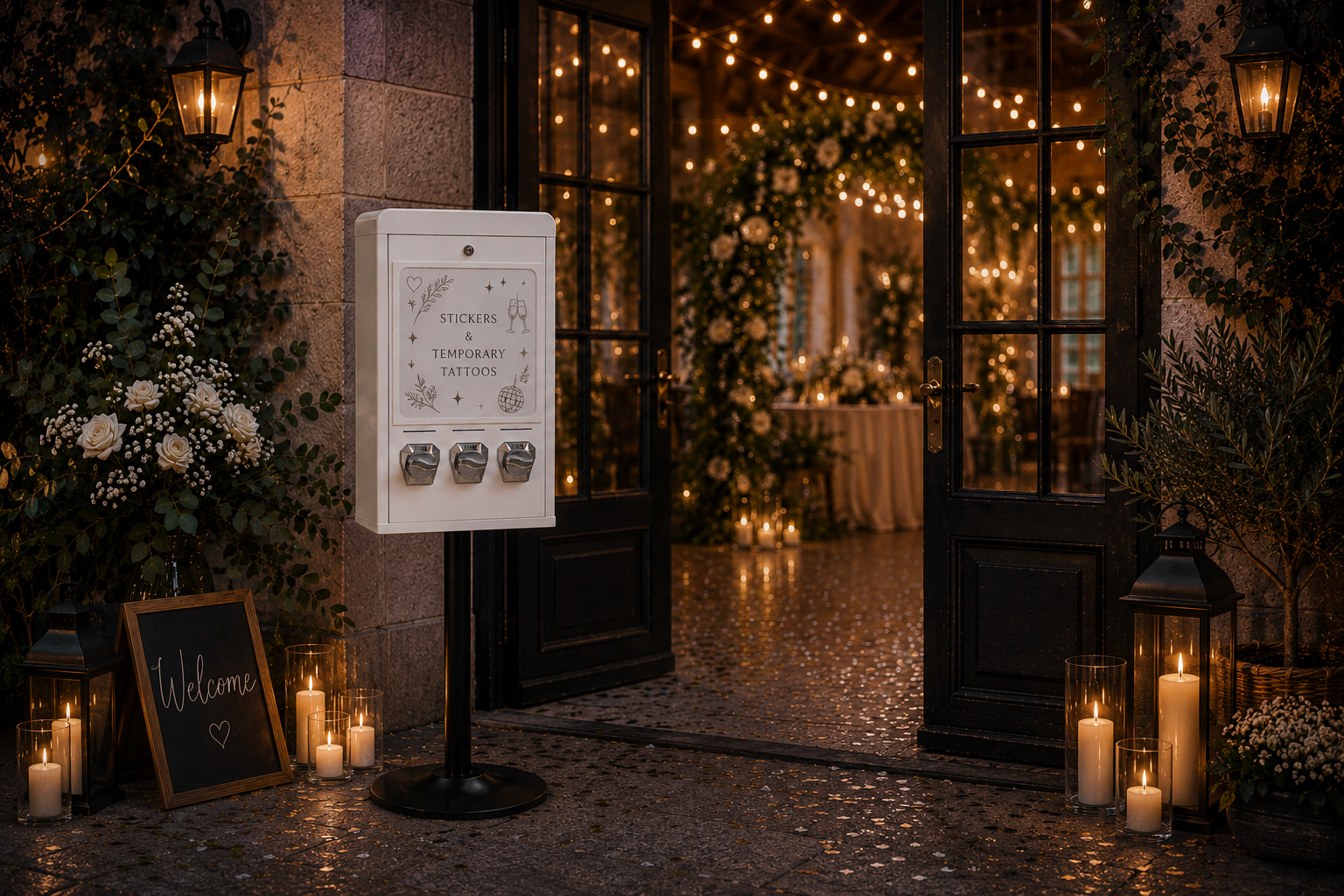 Vintage-Automat im Loft